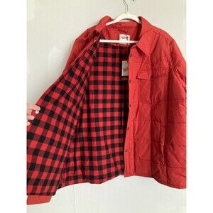 NEW Woolrich x Target Quilted Buffalo Check Jacket XXL Men’s Red Winter Camp